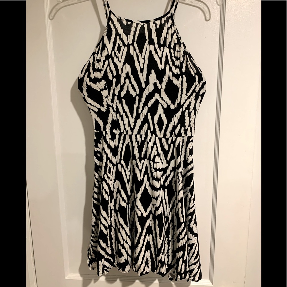 Black and white dress